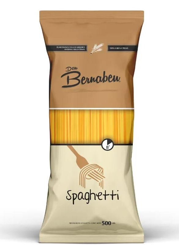 DON BERNABEU FIDEOS x500g SPAGHETTI