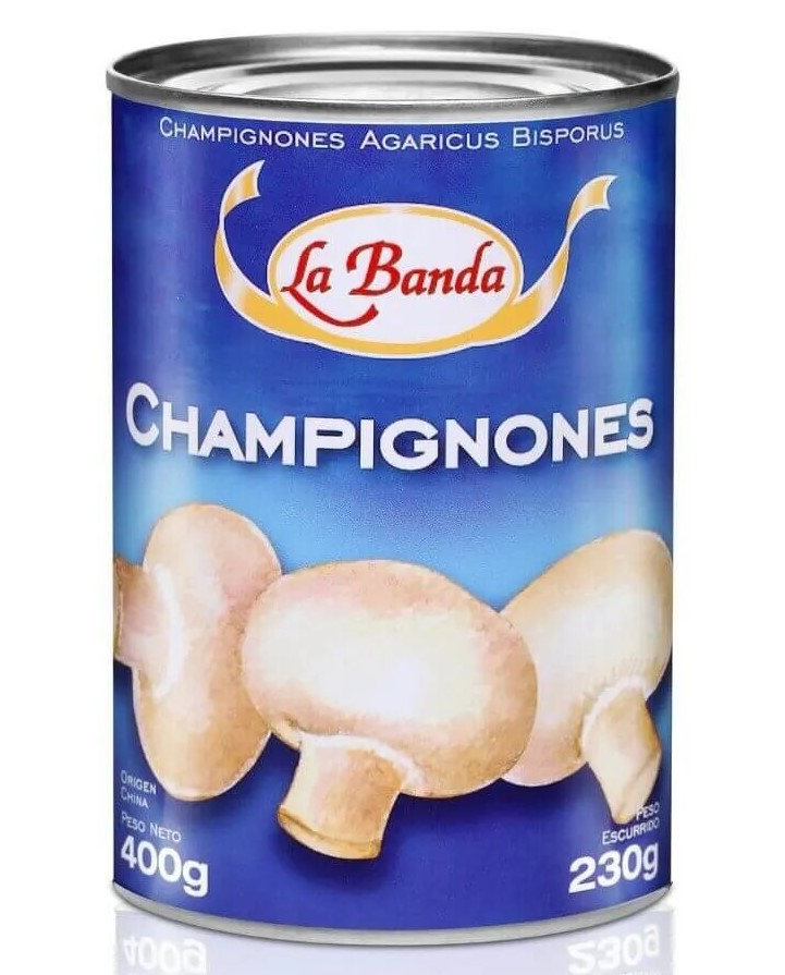 LA BANDA CHAMPIÑONES x425g ENTEROS
