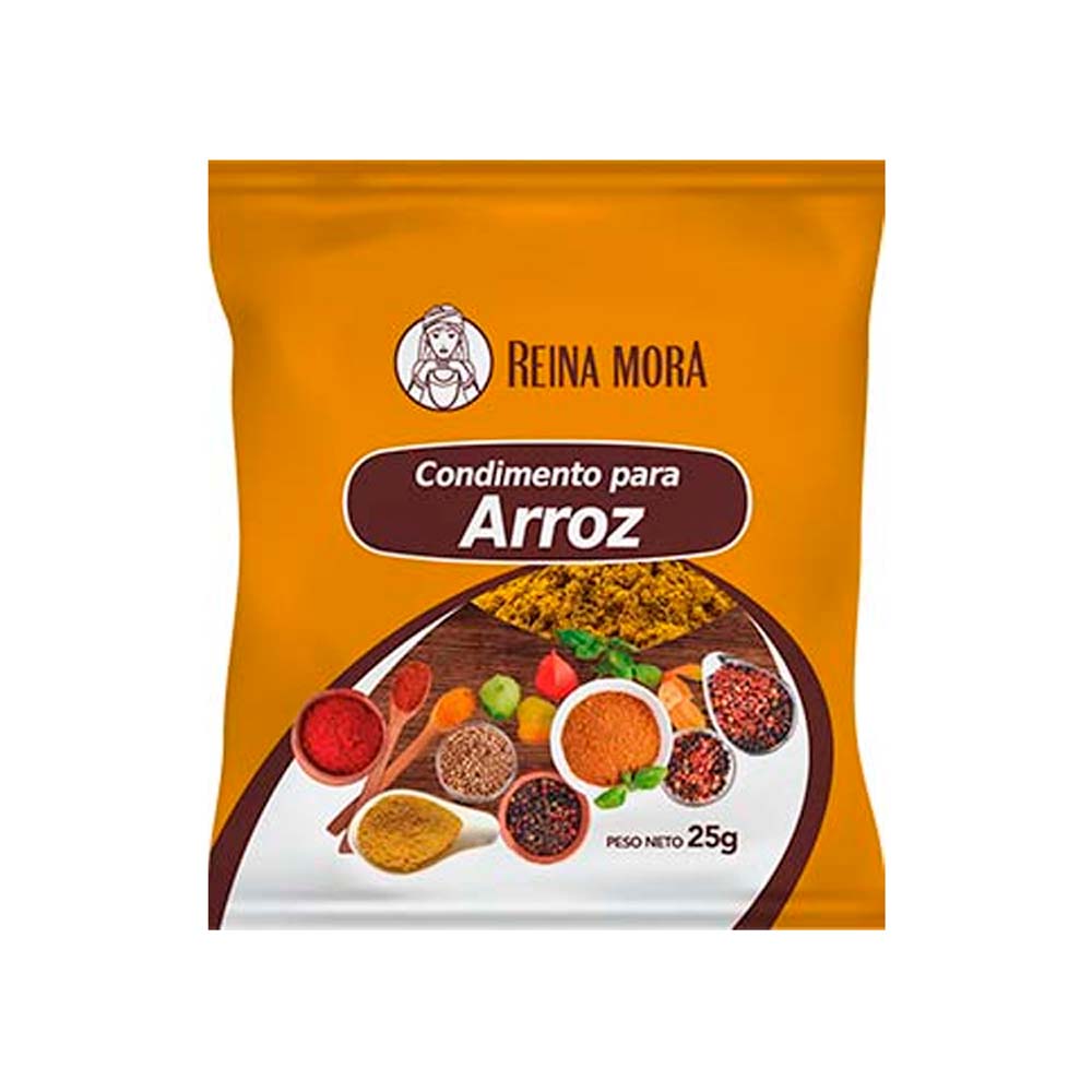 REINA MORA CONDIMIENTO P/ARROZ x25g