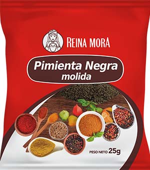 REINA MORA PIMIENTA NEGRA x25g MOL