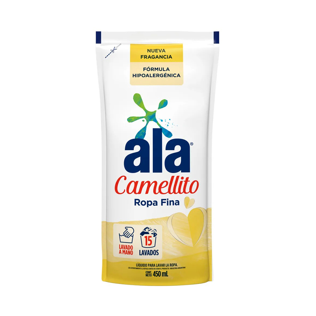 ALA CAMELLITO LIQ x450ml DP ROPA FINA