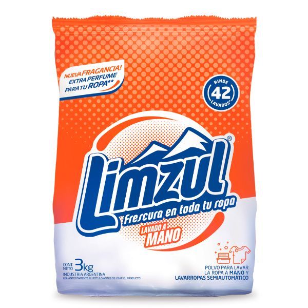 LIMZUL JAB POLVO x3KG LAV MANO