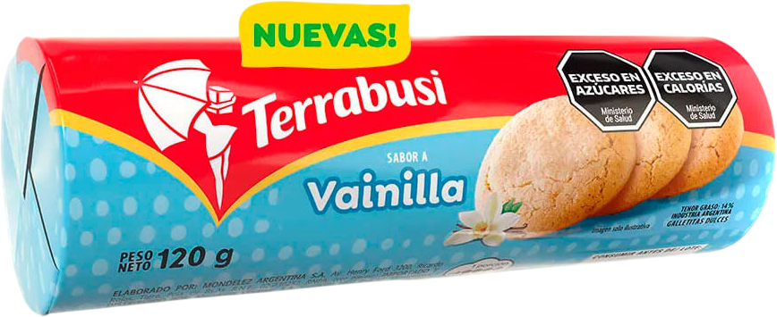 TERRABUSI GALLETA VAINILLA x120g