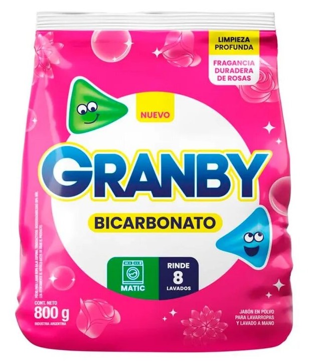 GRANBY JAB POLVO x800g MATIC ROSAS