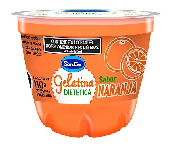 SANCOR GELATINA x110g NARANJA