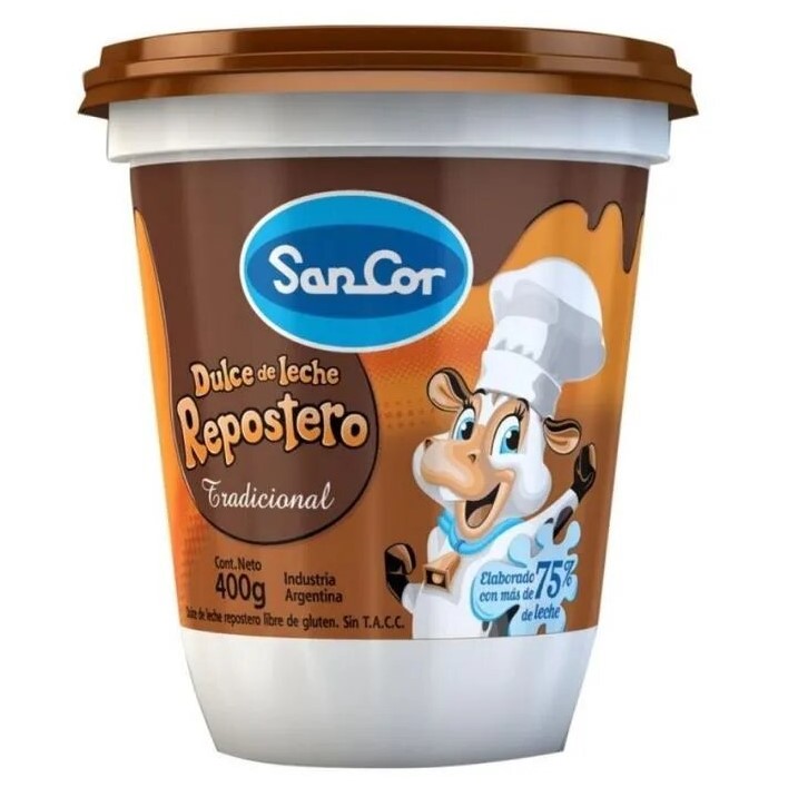 SANCOR DULCE DE LECHE x400g REPOSTERO