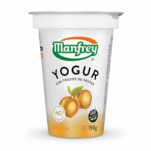 MANFREY YOGUR C/FRUTAS x150g DUR