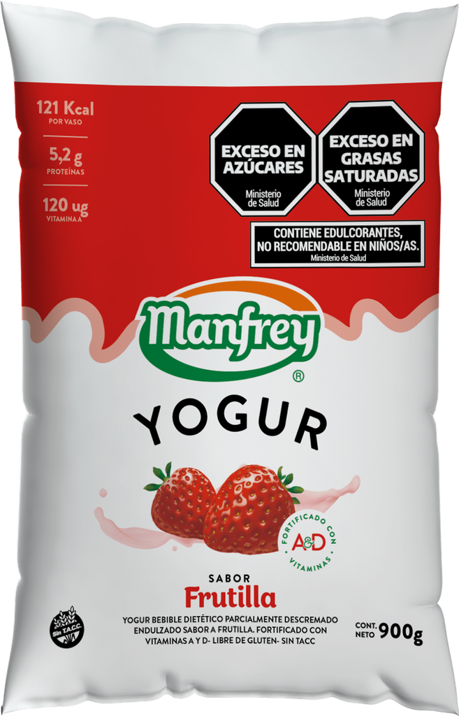 MANFREY YOGUR BEBIBLE x1L FRUT