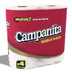 CAMPANITA PAPEL HIG 4x20m D/H