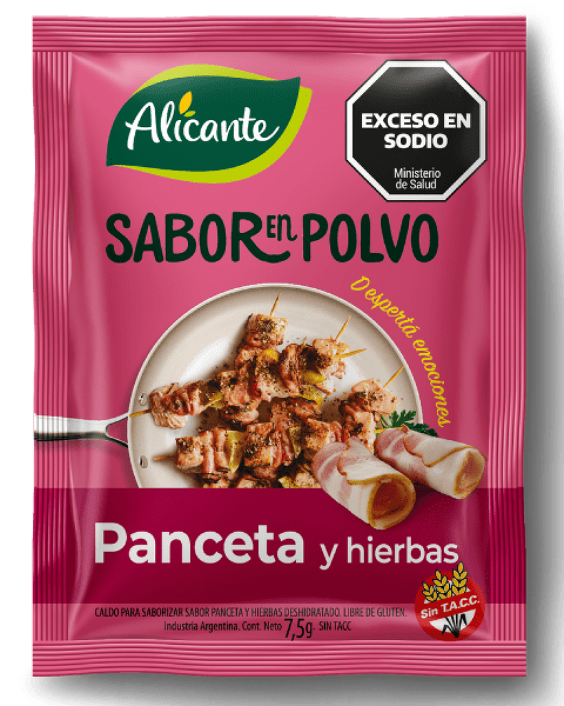 ALICANTE SABOR POLVO x7.5g PANCETA