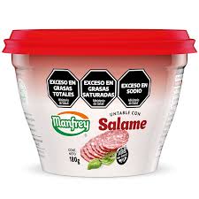 MANFREY QUESO UNT x180g C/SALAME