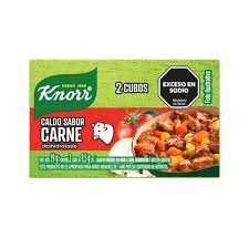 KNORR CALDO CUBITO x2u CARNE