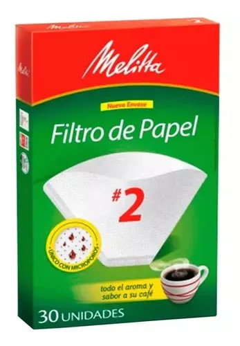 MELITTA FILTRO DE CAFE N2 x30u