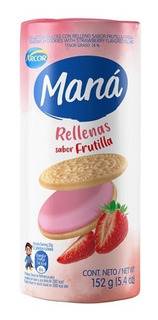MANA GALLETA RELLENA x152g FRUT