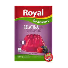 ROYAL GELATINA LIGTH x25g FRUTOS ROJOS