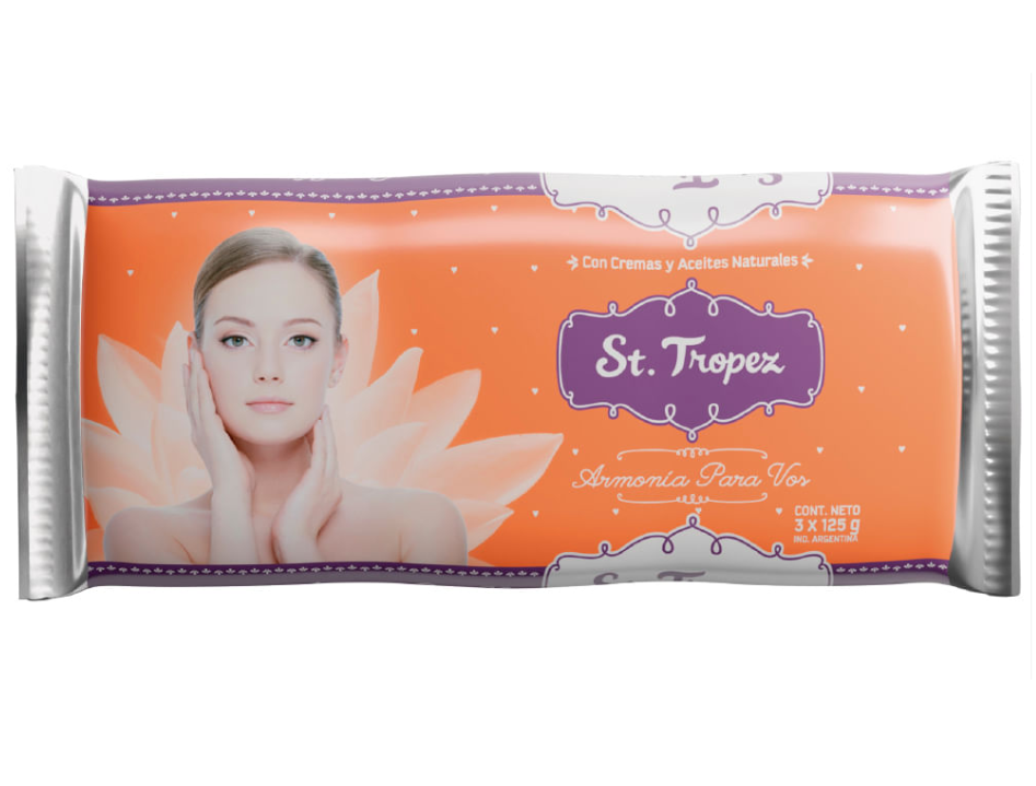 SAINT TROPEZ JABON TOC 3x125g ARMONIA