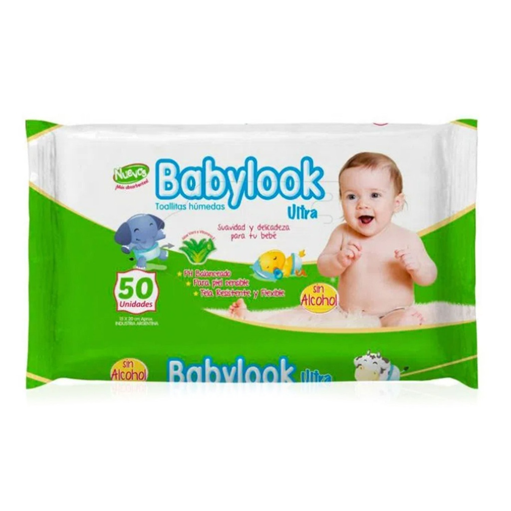 BABYLOOK TOALLITAS HUMEDAS x50u FLOW P