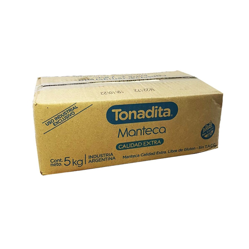 TONADITA MANTECA x5KG CAJA