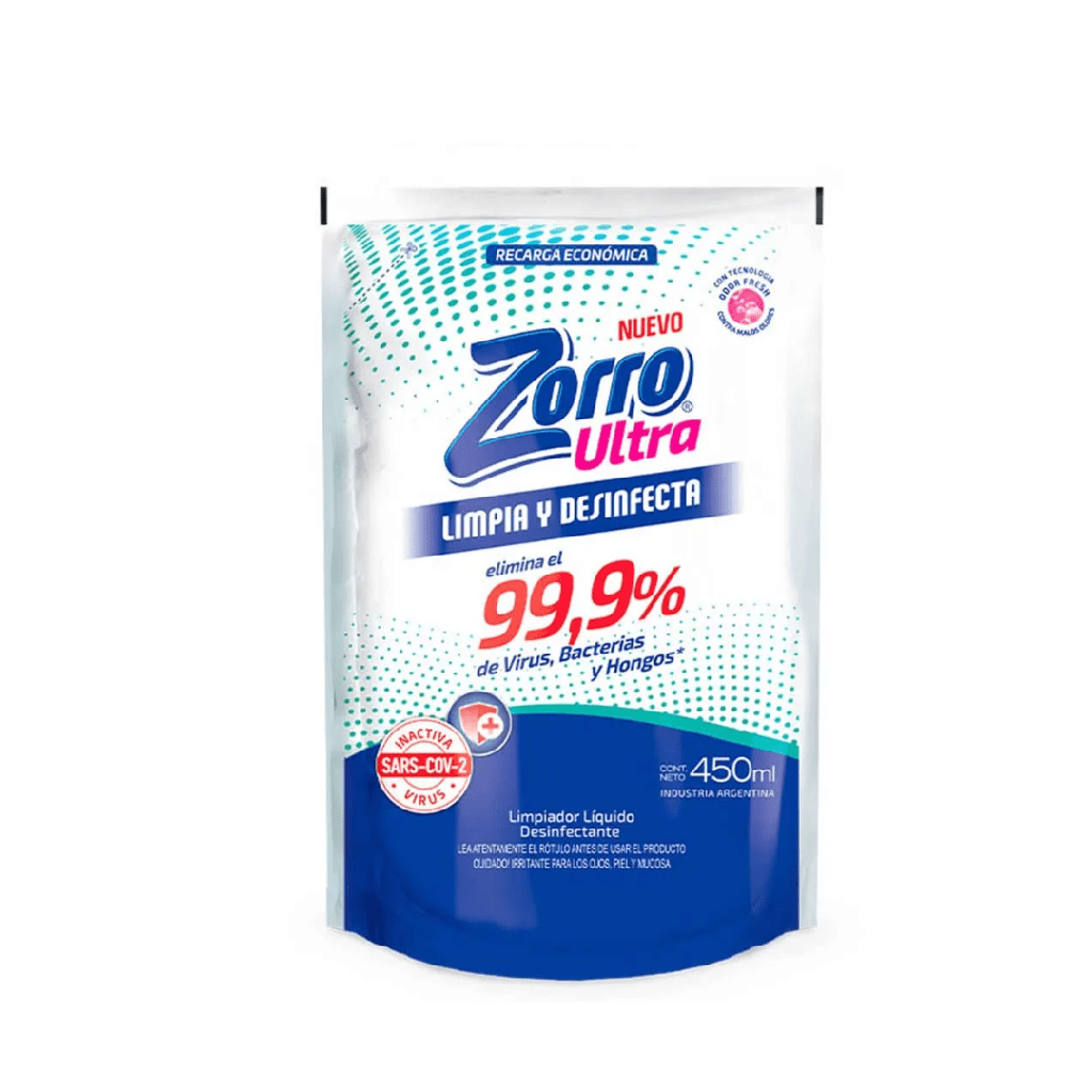 ZORRO LIQ ANTIBACTERIAL x450ml DP