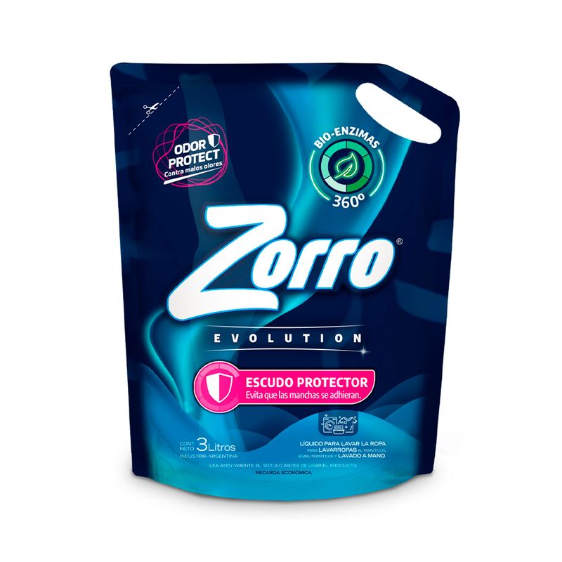 ZORRO JAB LIQUIDO x3L DP EVOL ESCUDO