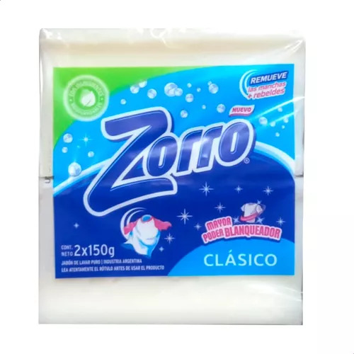 ZORRO JABON PAN 2x150g CLASICO