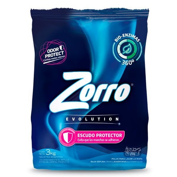 ZORRO JAB POLVO x3KG EVOL ESCUDO