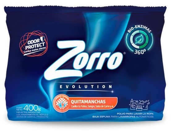 ZORRO JAB POLVO x400g EVOL QUITAM