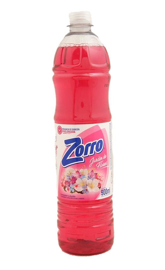 ZORRO LIMP LIQ x900ml JARDIN FLORES