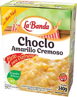 LA BANDA CHOCLO AMARILLO x340g CREMOSO