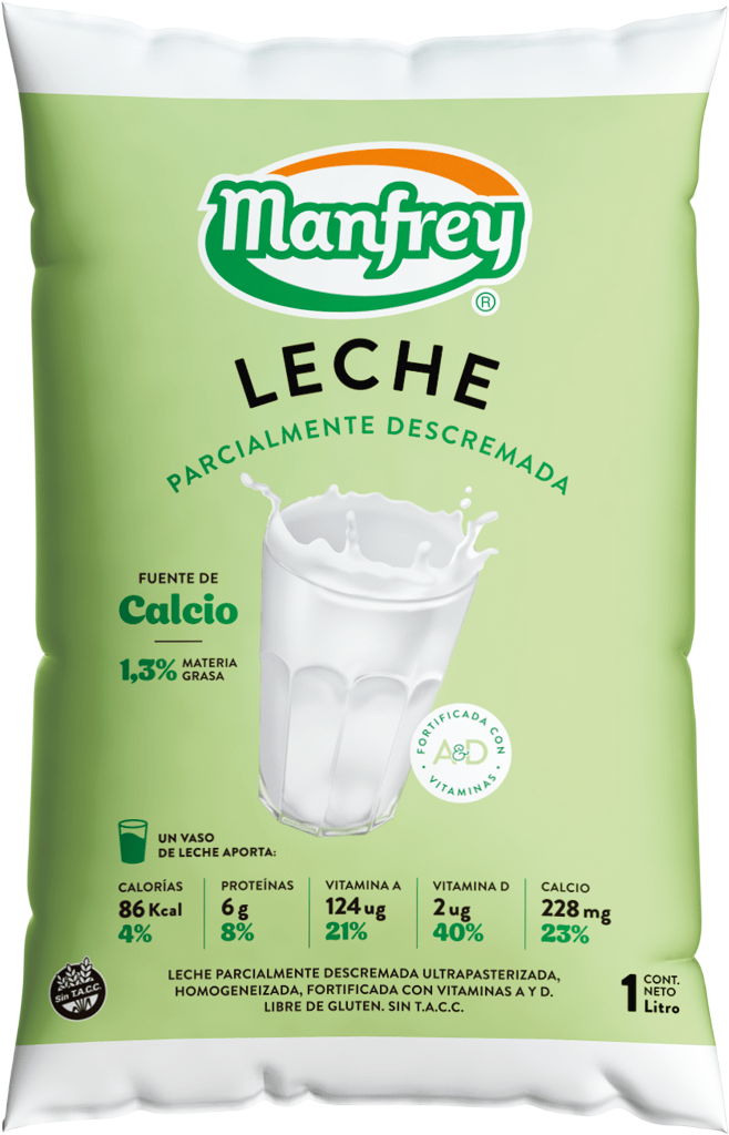 MANFREY LECHE SACHET x1L DESCR