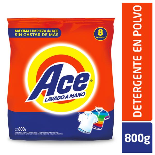 ACE JAB POLVO x800g LAV MANO