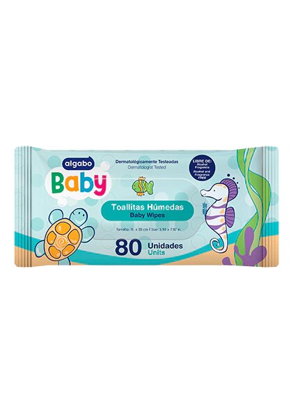 ALGABO BABY TOALLITAS x80u WIPES