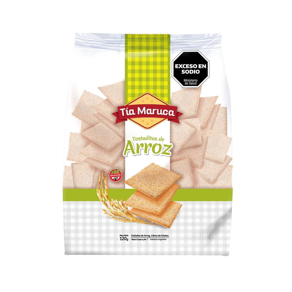 TIA MARUCA TOSTADAS ARROZ x120g