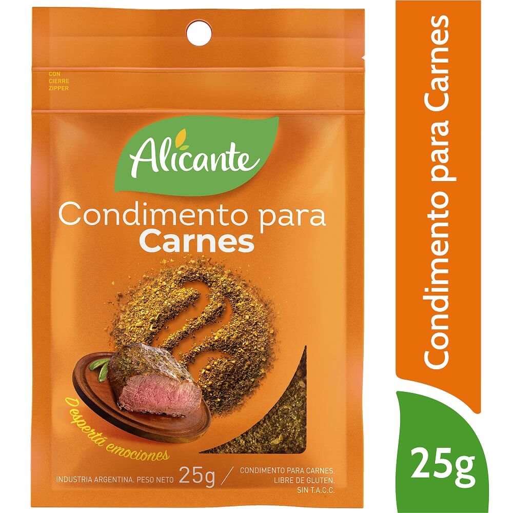 ALICANTE CONDIMENTO x25g P/CARNES