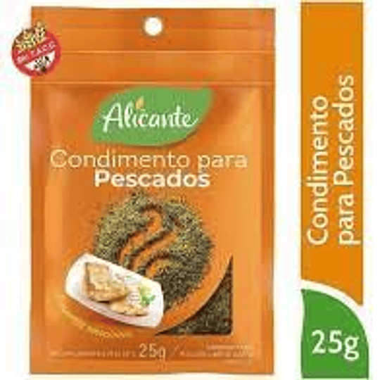 ALICANTE CONDIMENTO x25g P/PESCADO