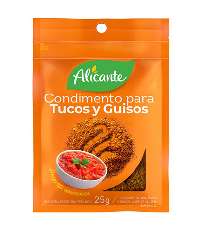 ALICANTE CONDIMENTO x25g P/TUCO