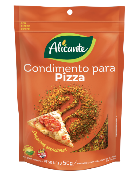 ALICANTE CONDIMENTO x50g P/PIZZA