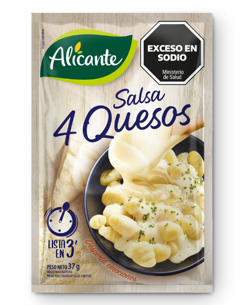 ALICANTE SALSA x37g 4 QUESOS