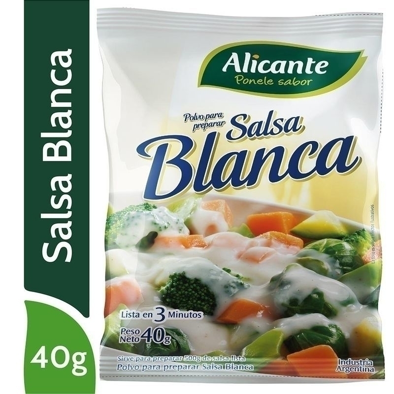 ALICANTE SALSA x40g BLANCA