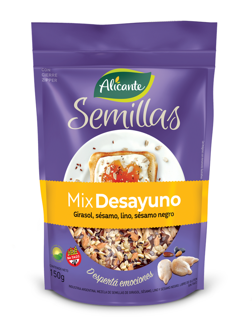 ALICANTE SEMILLAS x150g MIX DESAYUNO