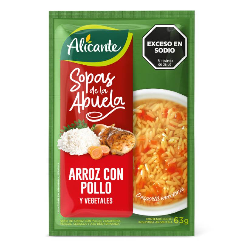 ALICANTE SOPA x63g ARROZ/POLLO