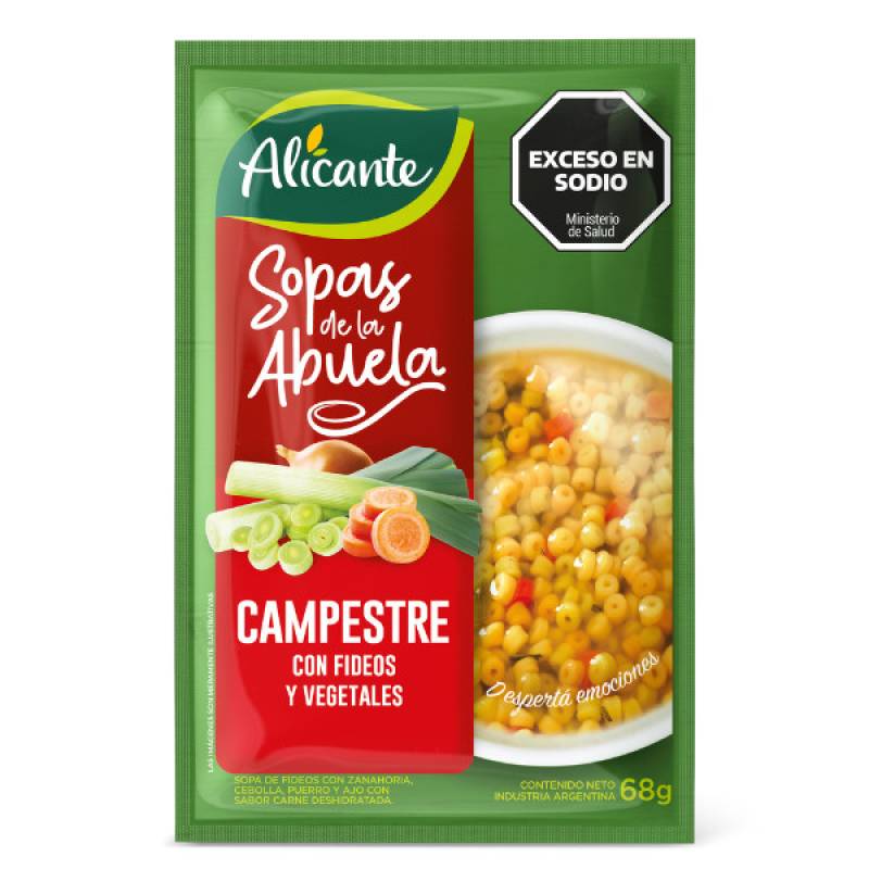 ALICANTE SOPA x68g CAMPESTRE