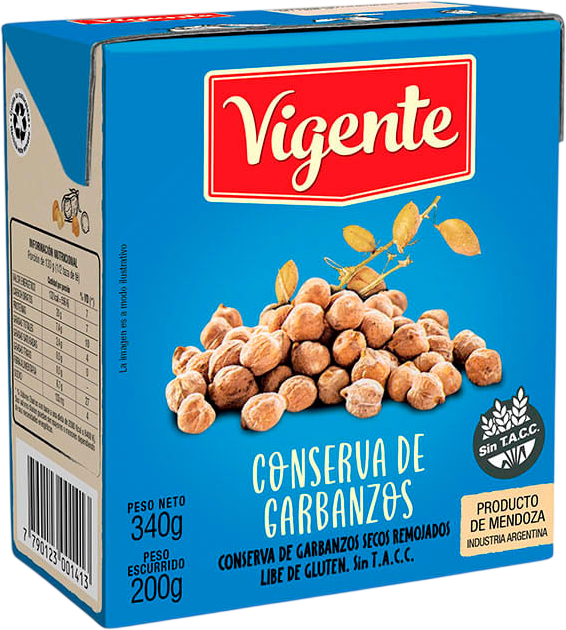 VIGENTE GARBANZOS SECAS/REM x340gr