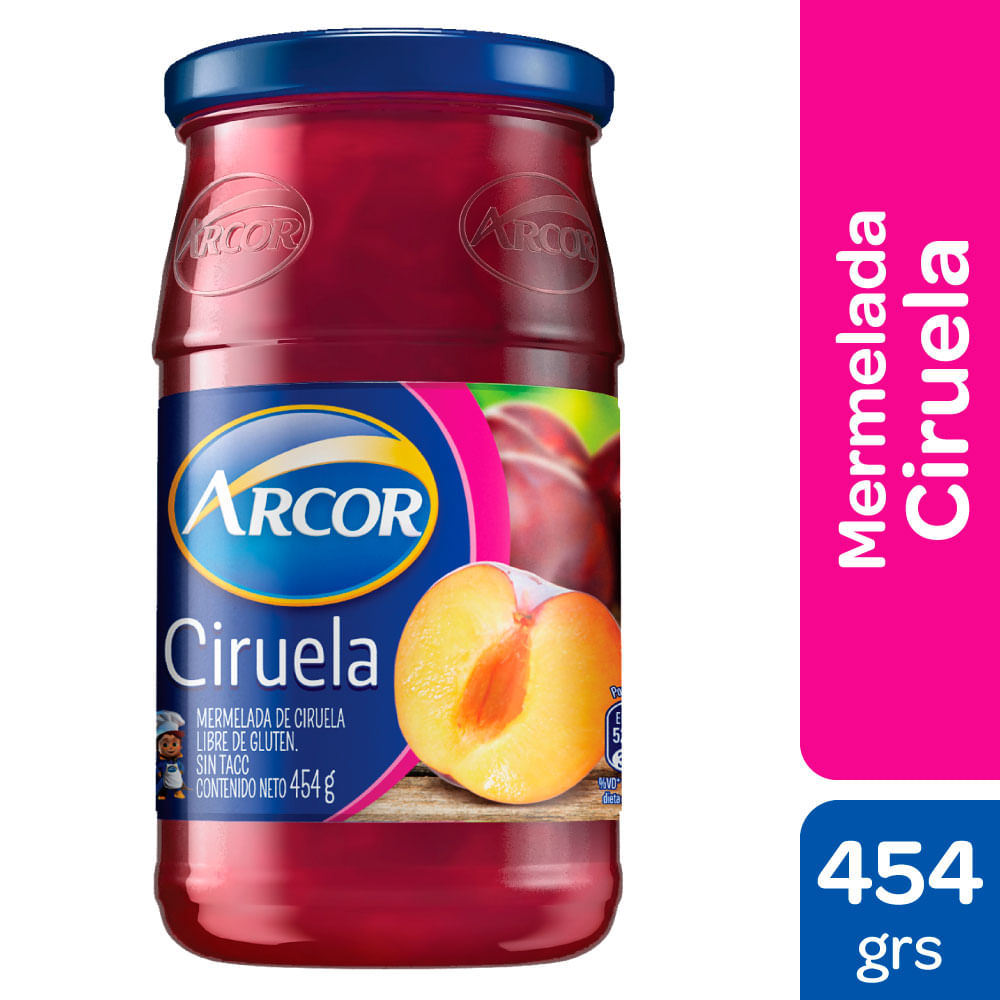 ARCOR MERMELADA x454g CIRUELA