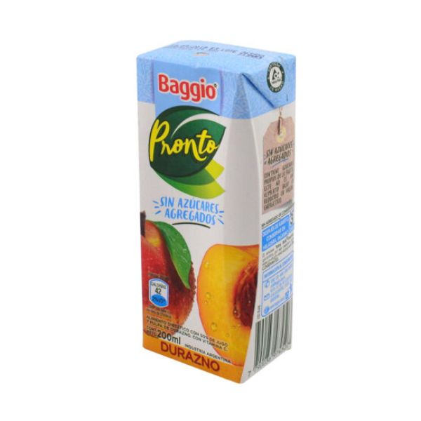 BAGGIO PRONTO S/C x200ml DURAZNO