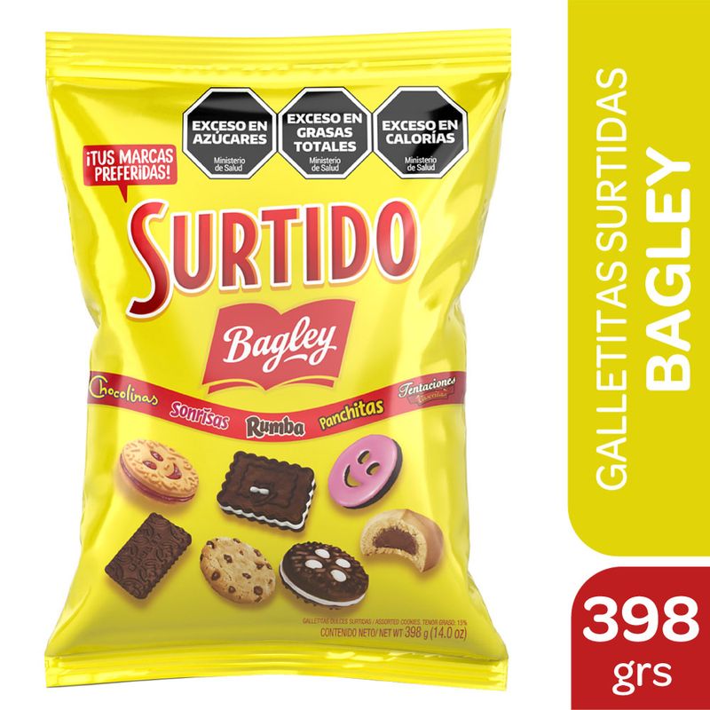 BAGLEY GALLETA SURTIDO x400g