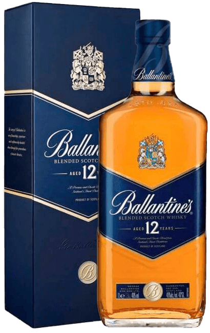 BALLANTINE'S WHISKY x750ml 12 AÑOS