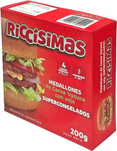 RICCISIMAS MEDALLON DE CARNE x4