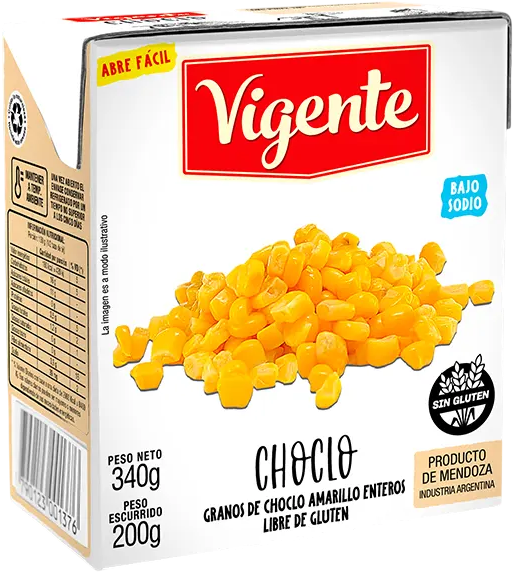 VIGENTE CHOCLO EN GRANO x340gr