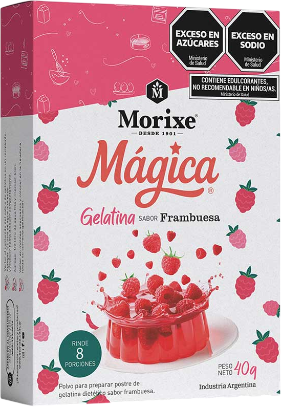 MORIXE GELATINA x40g FRAMBUESA